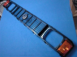NEW Standard Grille KIT Complete With Turn Signals, Center Emblem & Headlight Bezels to fit US-made Mk1 Rabbit 1981-1984, including Caddy Pickup. Imported