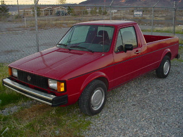 Red VW Rabbit Pickup restored by ZSI